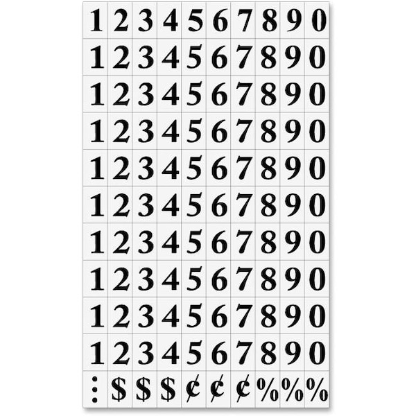 Bi-silque MasterVision Magnetic Numbers
